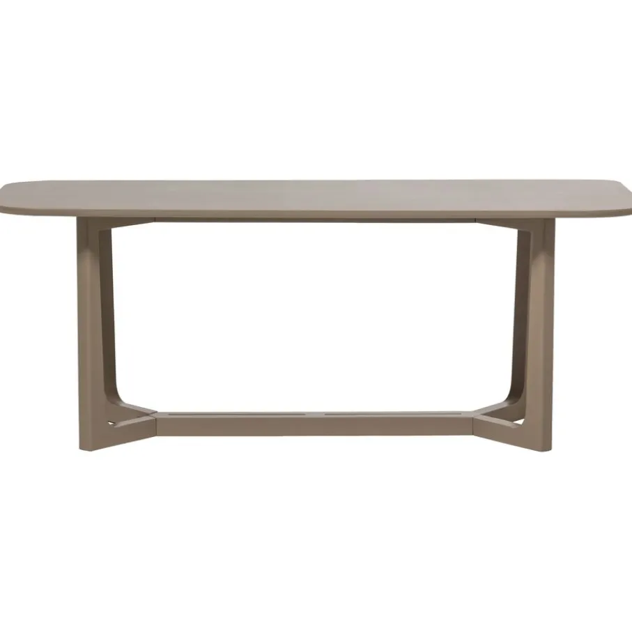 Eettafels<WOOOD Eettafel Ferion Mud - 180x90 cm