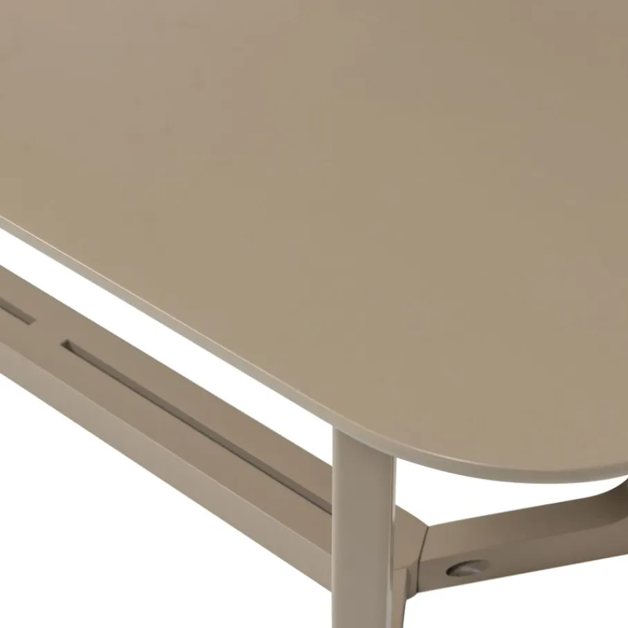 Eettafels<WOOOD Eettafel Ferion Mud - 180x90 cm