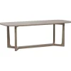 Eettafels<WOOOD Eettafel Ferion Mud - 240x90 cm