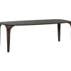 Eettafels<WOOOD Eettafel Fiore Donkerbruin - 230x95 cm