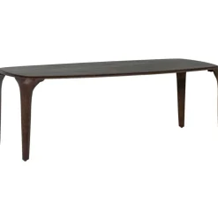 Eettafels<WOOOD Eettafel Fiore Donkerbruin - 230x95 cm