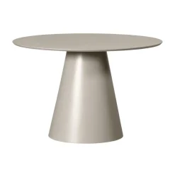 Eettafels<WOOOD Eettafel Jorre Beige - Ø 120 cm