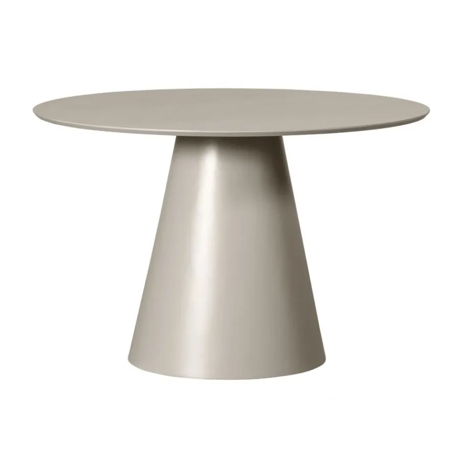 Eettafels<WOOOD Eettafel Jorre Beige - Ø 120 cm