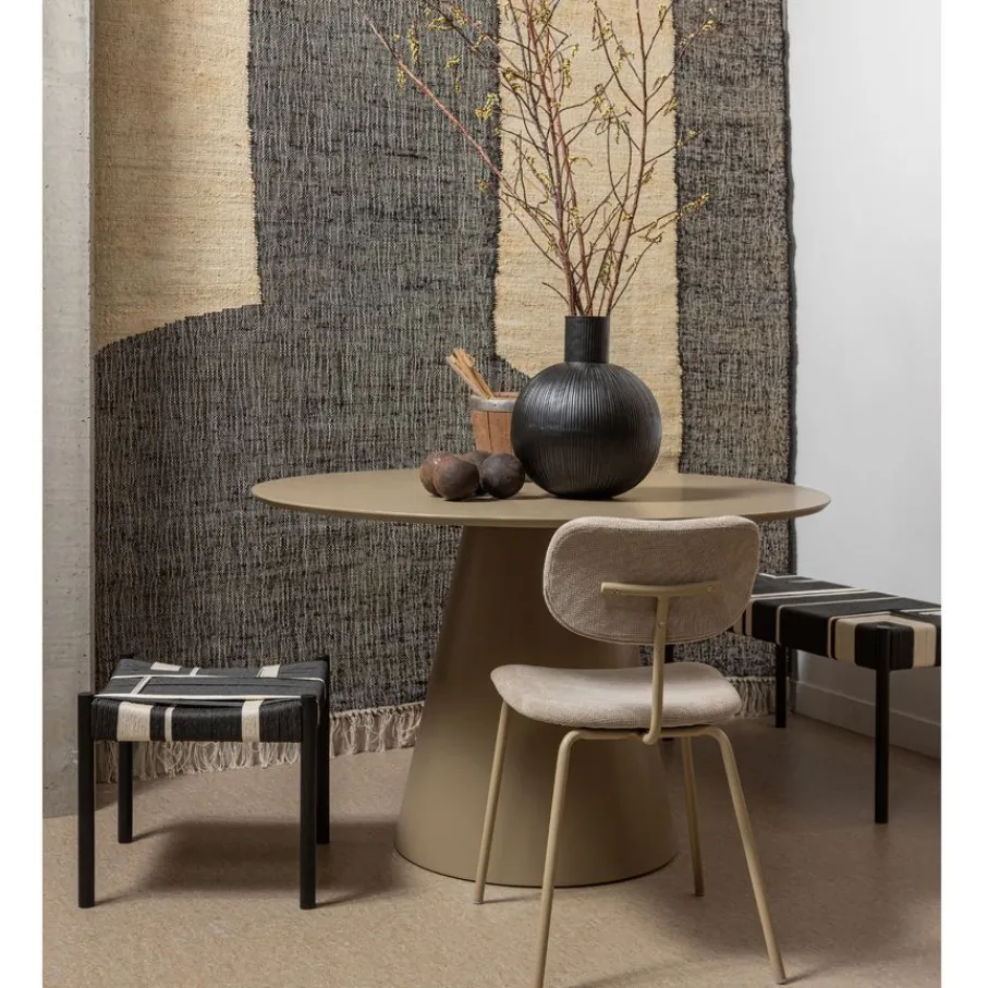 Eettafels<WOOOD Eettafel Jorre Bruin - Ø 120 cm