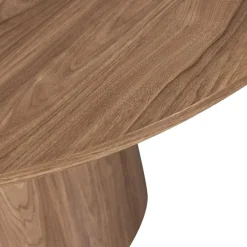 Eettafels<WOOOD Eettafel Maan Bruin - Ø 120 cm