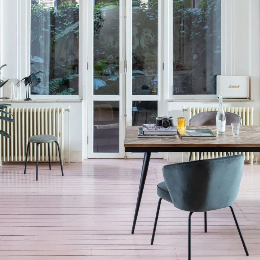Eettafels<WOOOD Eettafel Rhombic Bruin - 220x90 cm