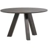 Eettafels<WOOOD Eettafel Rhonda Middenbruin - Ø 129 cm