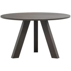 Eettafels<WOOOD Eettafel Rhonda Middenbruin - Ø 129 cm