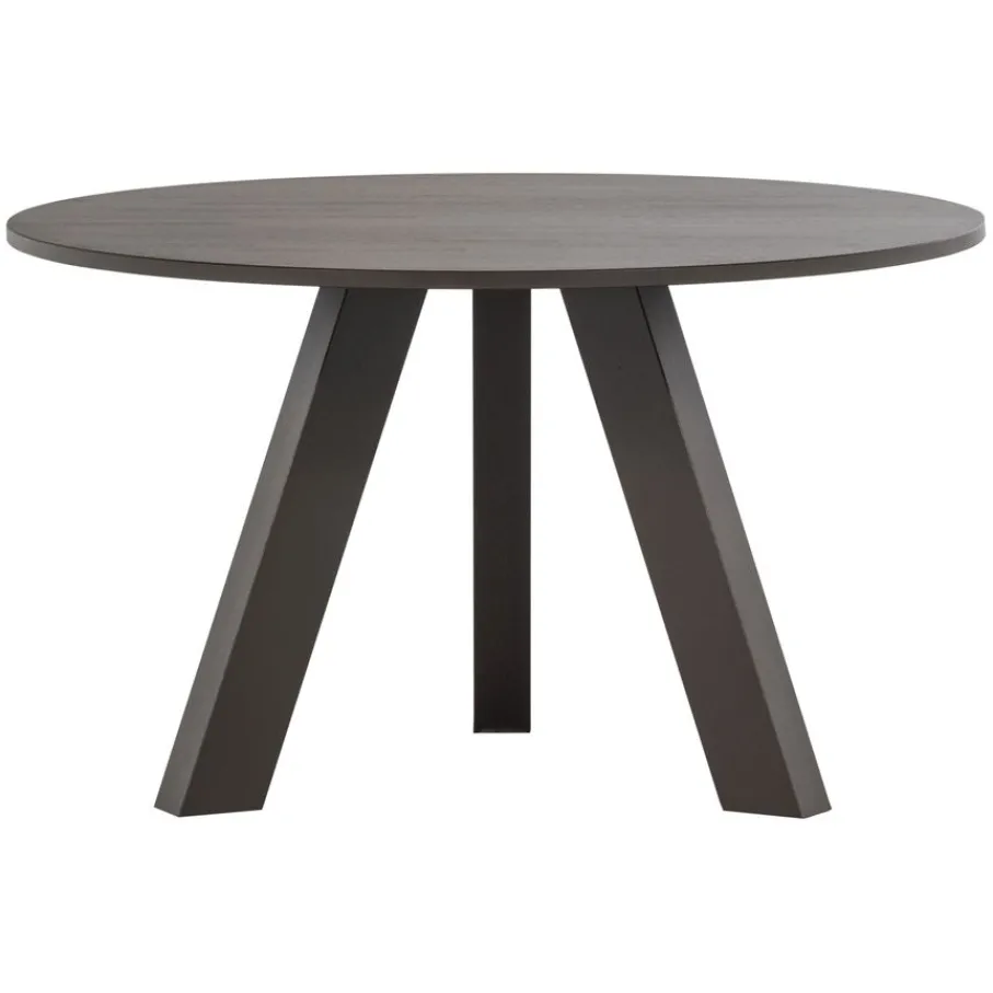 Eettafels<WOOOD Eettafel Rhonda Middenbruin - Ø 129 cm