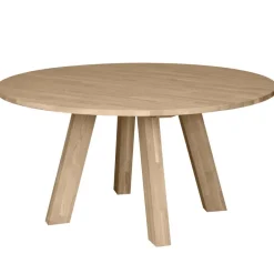 Eettafels<WOOOD Eettafel Rhonda Naturel - Ø 150 cm
