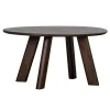 Eettafels<WOOOD Eettafel Roundly Bruin - 160x110 cm