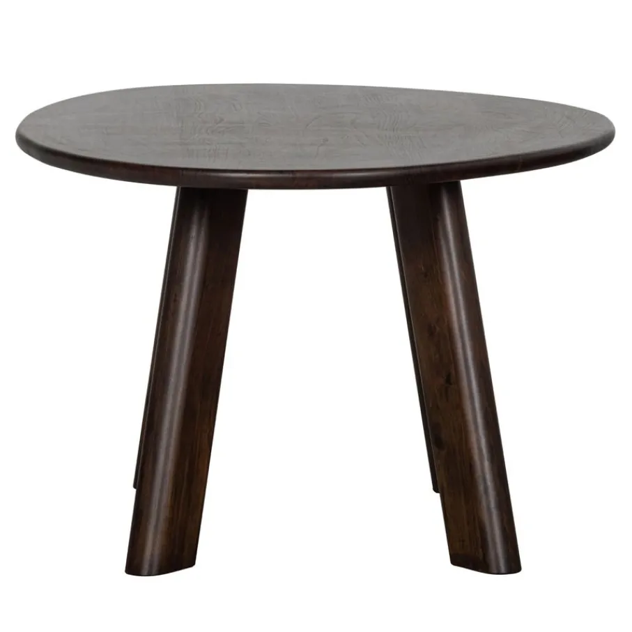 Eettafels<WOOOD Eettafel Roundly Bruin - 160x110 cm