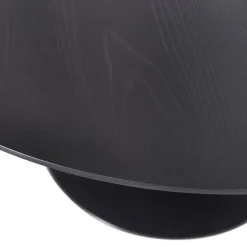 Eettafels<WOOOD Eettafel Sammy Zwart - Ø 120 cm