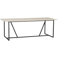 Eettafels<WOOOD Eettafel Silas Dust - 220x90 cm