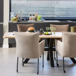 Eettafels<WOOOD Eettafel Tablo Naturel - 240x100 cm