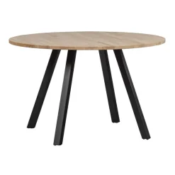 Eettafels<WOOOD Eettafel Tablo Naturel - Ø 120 cm