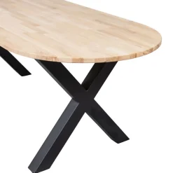 Eettafels<WOOOD Eettafel Tablo Naturel - 220x90 cm