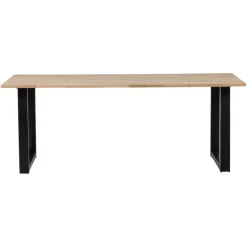 Eettafels<WOOOD Eettafel Tablo Naturel - 220x90 cm