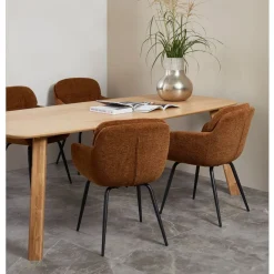 Eettafels<WOOOD Eettafel Tablo Naturel - 220x100 cm