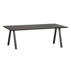 Eettafels<WOOOD Eettafel Tablo Zwart - 160x90 cm