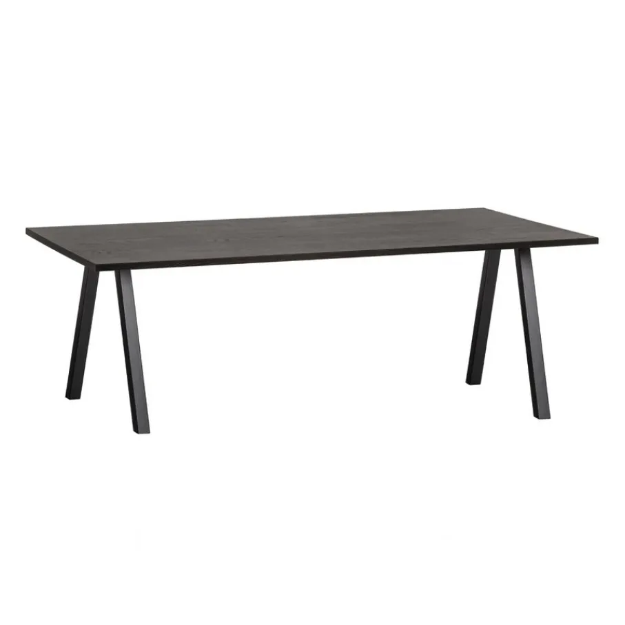 Eettafels<WOOOD Eettafel Tablo Zwart - 160x90 cm