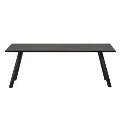 Eettafels<WOOOD Eettafel Tablo Zwart - 160x90 cm
