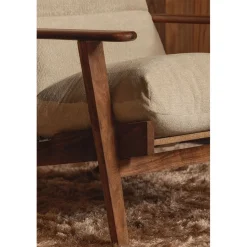 Fauteuils<WOOOD Fauteuil Houston Naturel