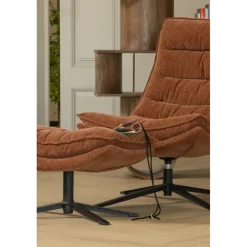Fauteuils<WOOOD Fauteuil Kube Bruin