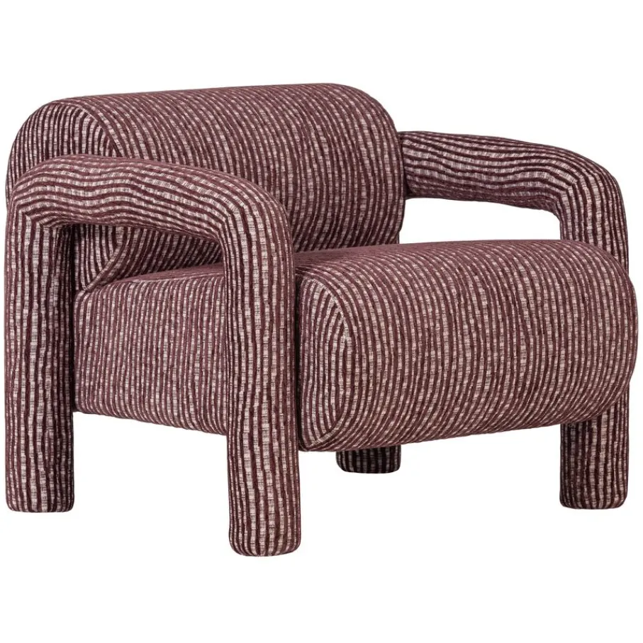 Fauteuils<WOOOD Fauteuil Lenny Bordeauxrood