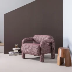 Fauteuils<WOOOD Fauteuil Lenny Bordeauxrood