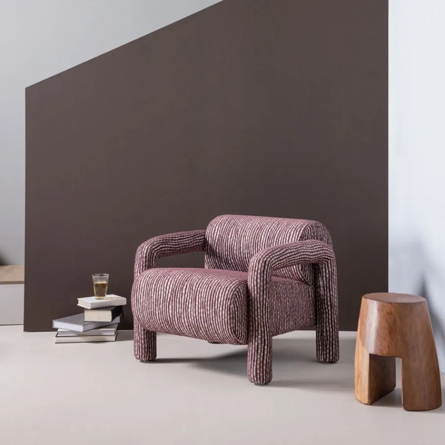 Fauteuils<WOOOD Fauteuil Lenny Bordeauxrood
