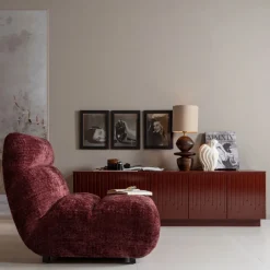 Fauteuils<WOOOD Fauteuil Observe Aubergine