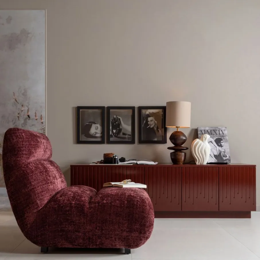 Fauteuils<WOOOD Fauteuil Observe Aubergine