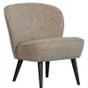 Fauteuils<WOOOD Fauteuil Sara Lichtbruin
