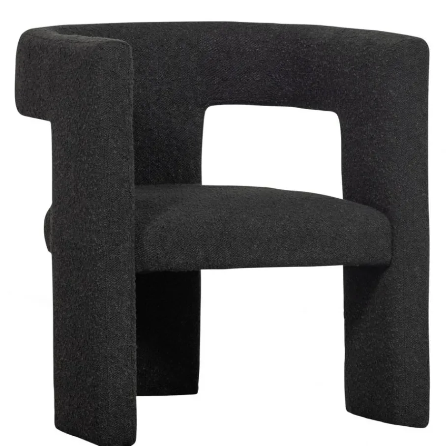 Fauteuils<WOOOD Fauteuil Tiwa Donkergrijs