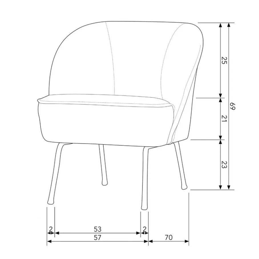 Fauteuils<WOOOD Fauteuil Vogue Beige