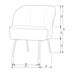 Fauteuils<WOOOD Fauteuil Vogue Multi