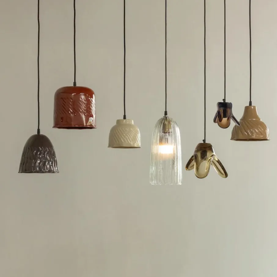 Hanglampen<WOOOD Hanglamp Arleso Donkerbruin - E27 - Ø 19 cm