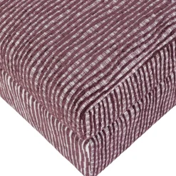 Voetenbanken|Fauteuils<WOOOD Hocker Lou Bordeauxrood - 60x50 cm