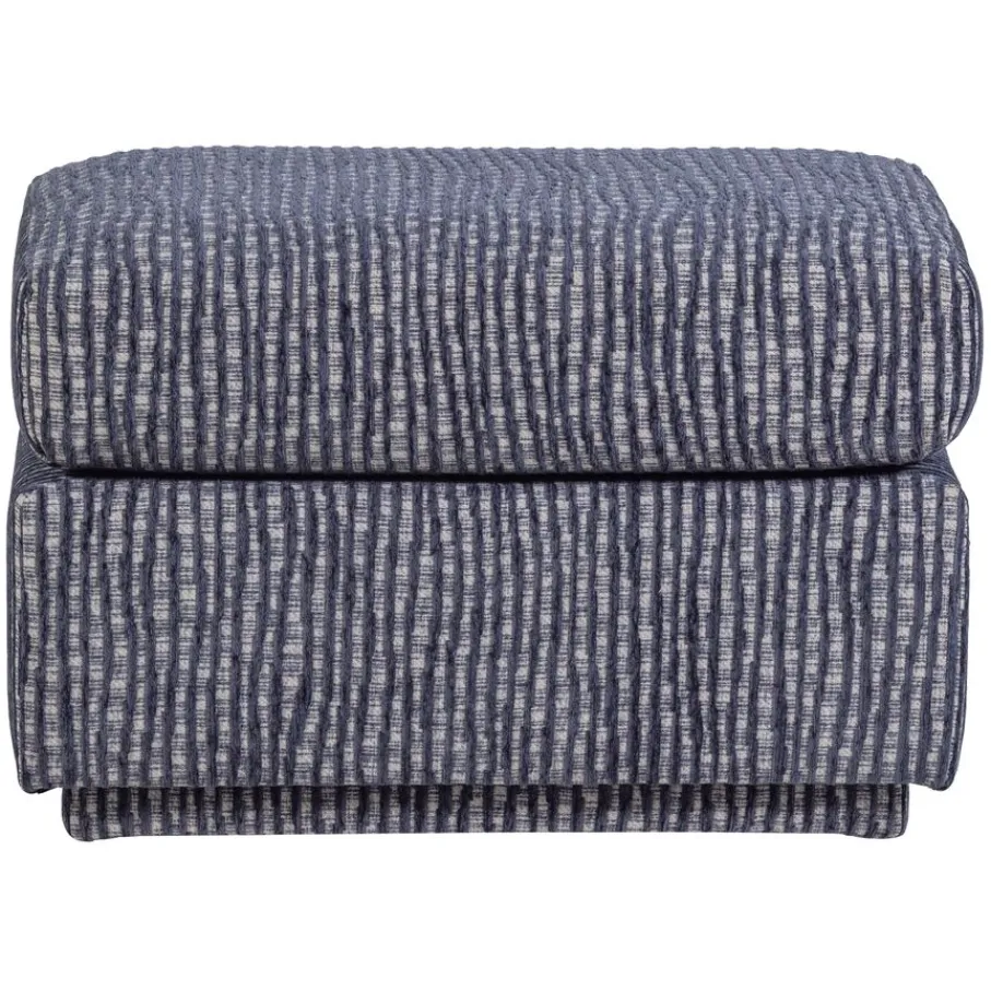 Voetenbanken|Fauteuils<WOOOD Hocker Lou Grijsblauw - 60x50 cm