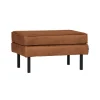 Voetenbanken|Fauteuils<WOOOD Hocker Rodeo Cognac - 84x54 cm
