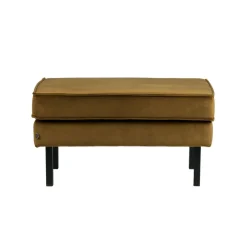 Voetenbanken|Fauteuils<WOOOD Hocker Rodeo Honinggeel - 84x54 cm