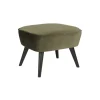 Voetenbanken|Fauteuils<WOOOD Hocker Sara Groen - 56x36 cm