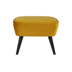 Voetenbanken|Fauteuils<WOOOD Hocker Sara Oker - 56x36 cm