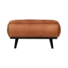Voetenbanken|Fauteuils<WOOOD Hocker Statement Cognac - 80x55 cm