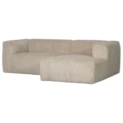 Hoekbanken<WOOOD Hoekbank Bean Rechts Beige