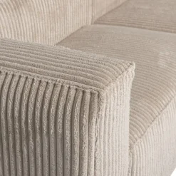 Hoekbanken<WOOOD Hoekbank Bean Rechts Beige