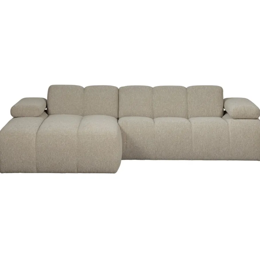 Hoekbanken<WOOOD Hoekbank Mojo Links Beige