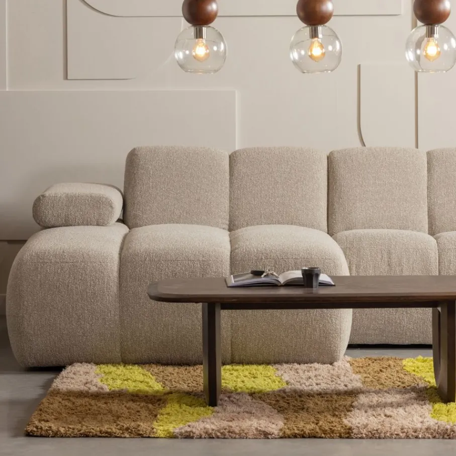 Hoekbanken<WOOOD Hoekbank Mojo Links Beige