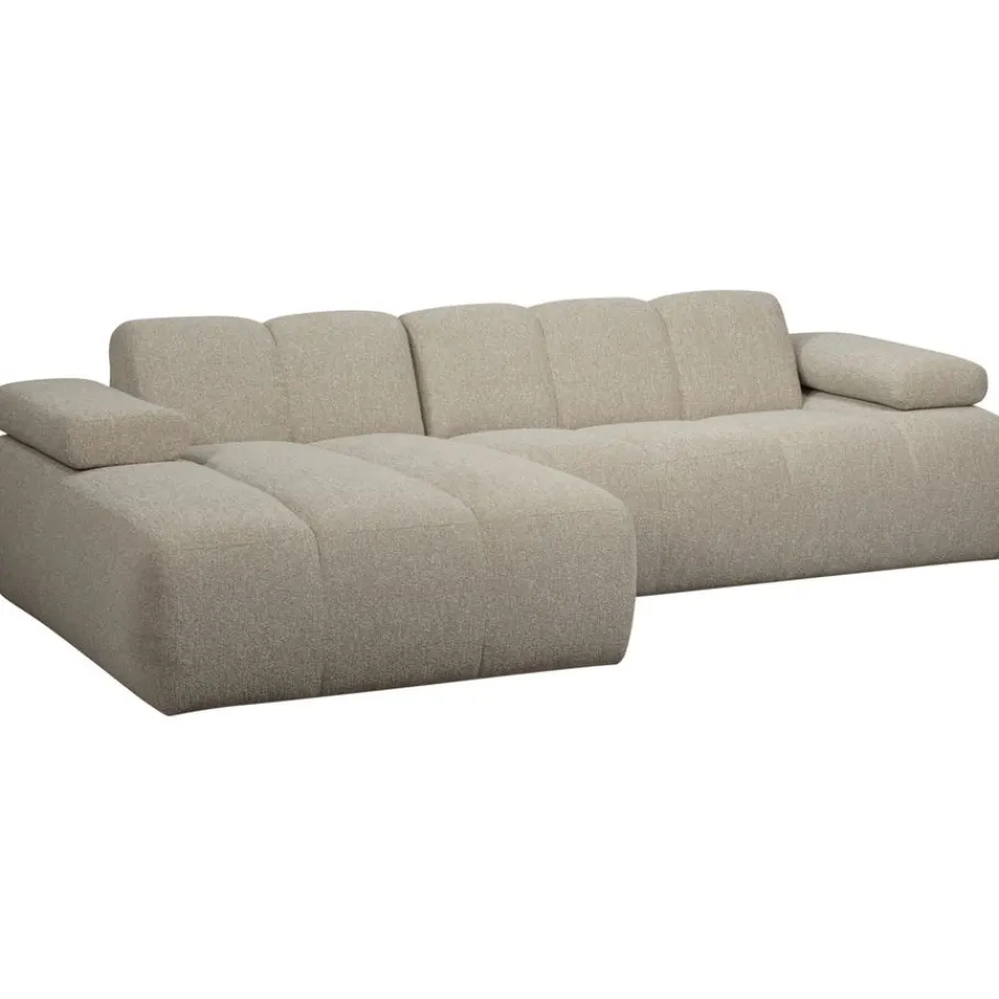 Hoekbanken<WOOOD Hoekbank Mojo Links Beige